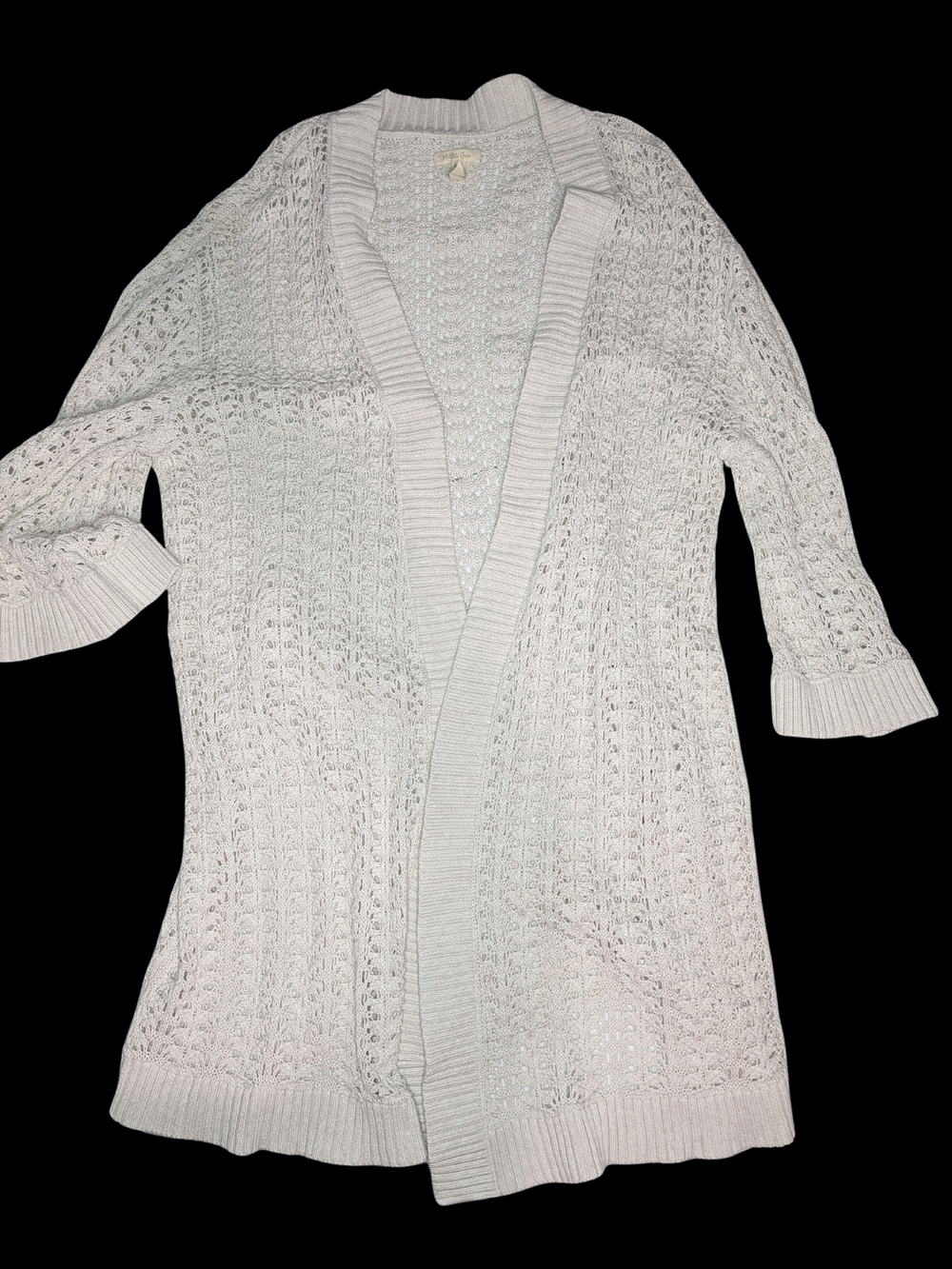 Matilda Jane White Open-Front Knit Cardigan